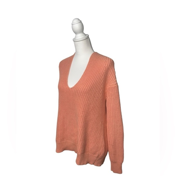 Alexander Wang Chunky Cotton Sweater Coral - Picture 5 of 6